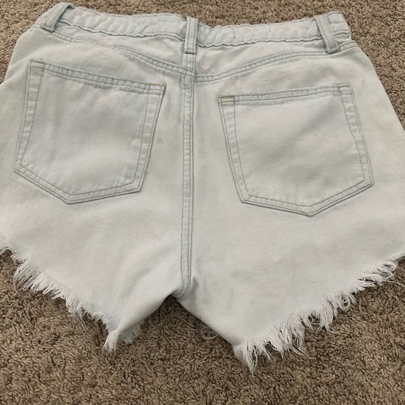 Wild Fable Distressed Light Blue Denim Shorts - Picture 8 of 8